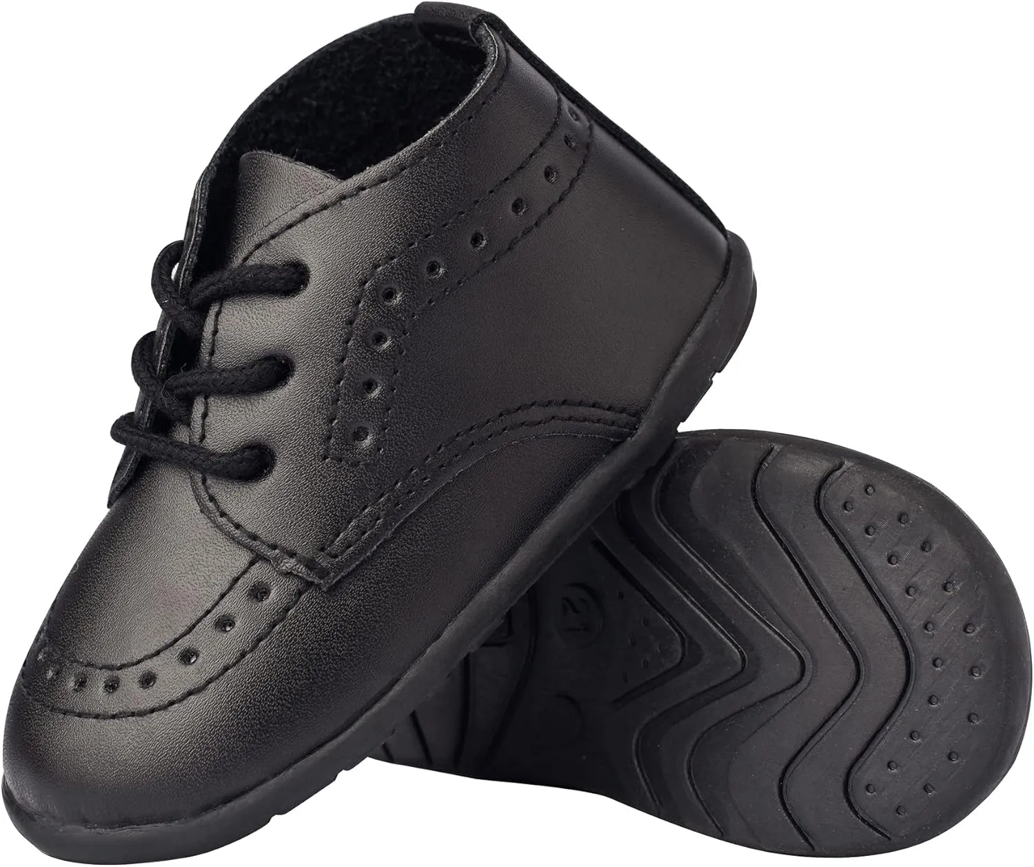 Anrentiy Baby Toddler Boys Girls Oxford Dress Shoes Classic Formal Infant First Walking Christening Shoes