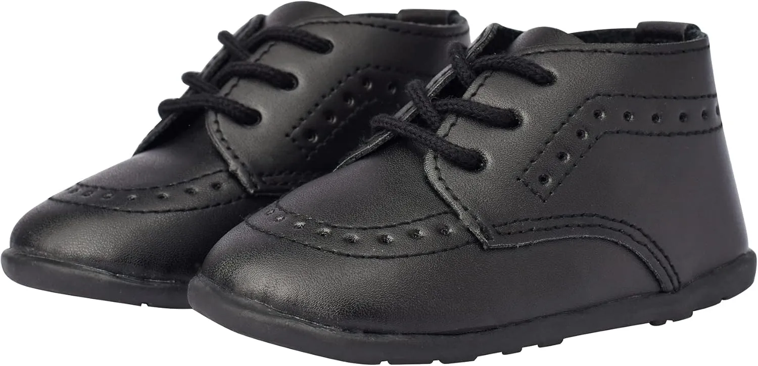 Anrentiy Baby Toddler Boys Girls Oxford Dress Shoes Classic Formal Infant First Walking Christening Shoes