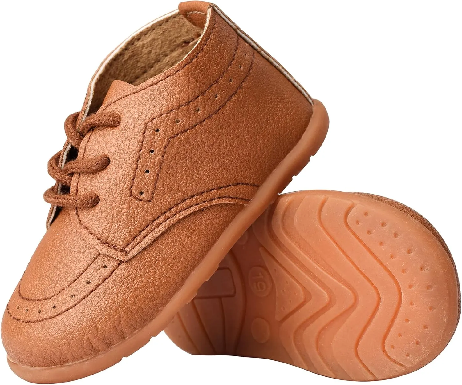 Anrentiy Baby Toddler Boys Girls Oxford Dress Shoes Classic Formal Infant First Walking Christening Shoes