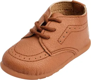 Anrentiy Baby Toddler Boys Girls Oxford Dress Shoes Classic Formal Infant First Walking Christening Shoes