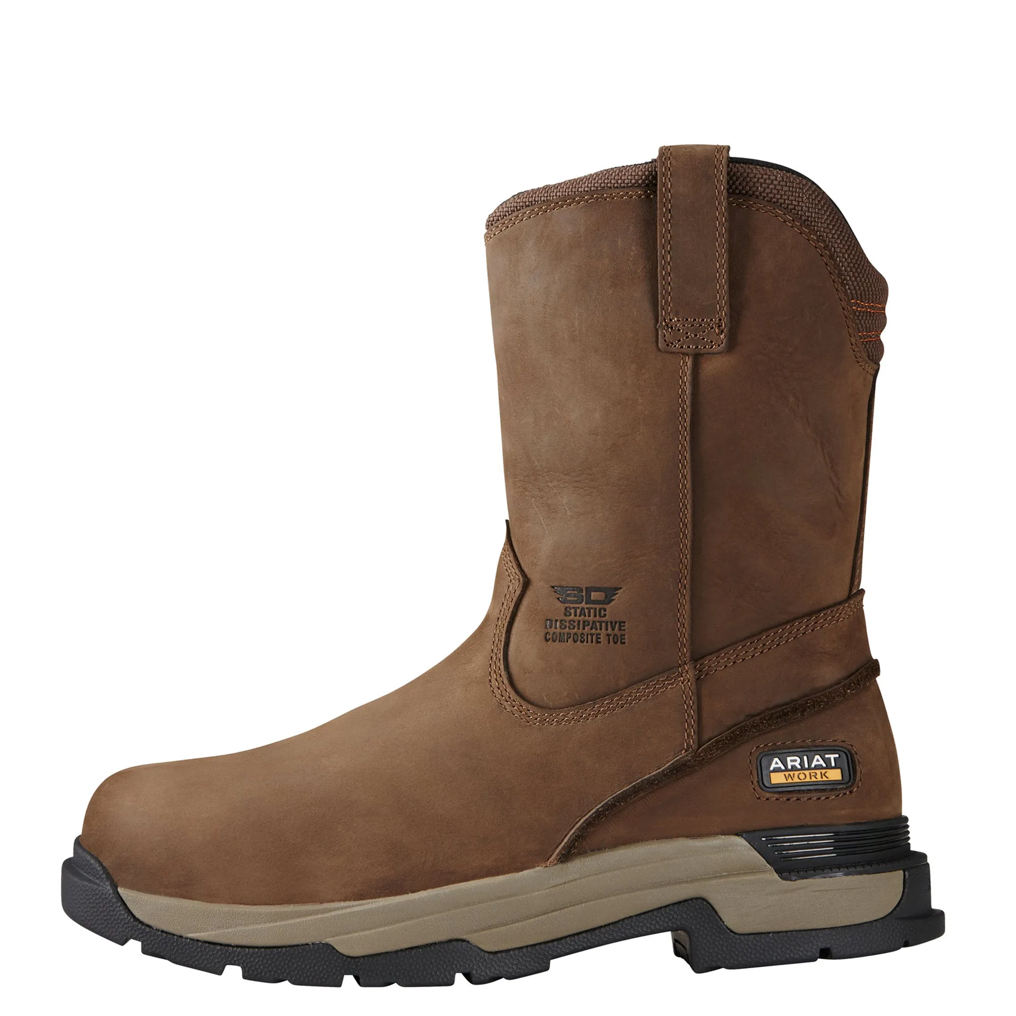 Ariat Men's Master Grip CT Distressed Brown