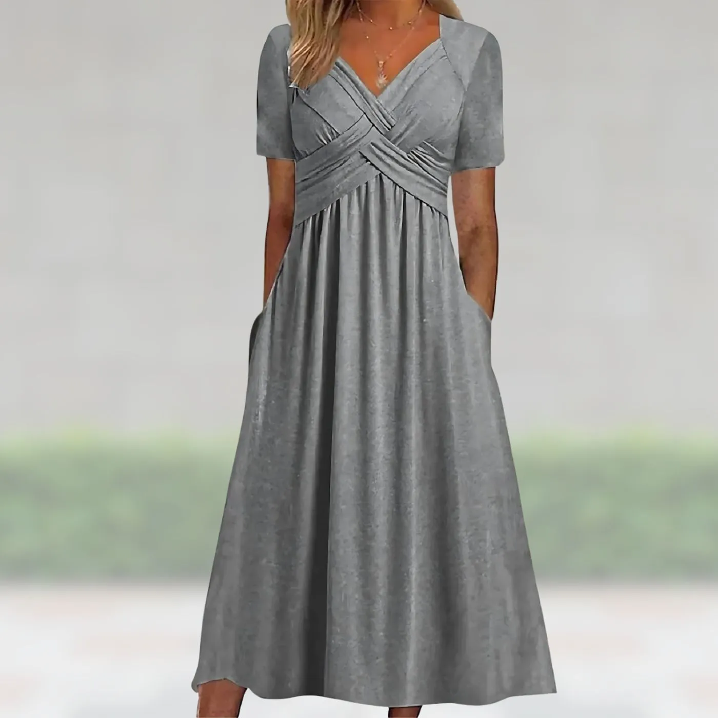 Artiselle® | Elegant Dress with Tummy Coverage