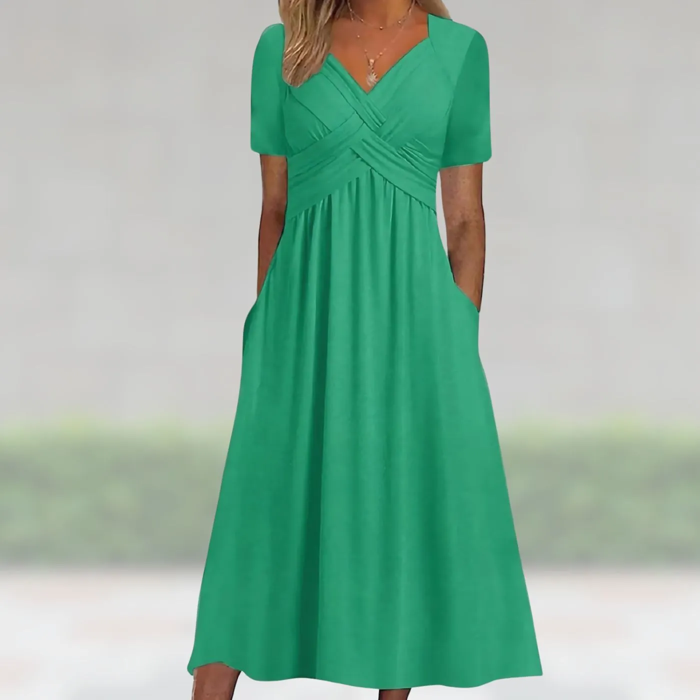 Artiselle® | Elegant Dress with Tummy Coverage