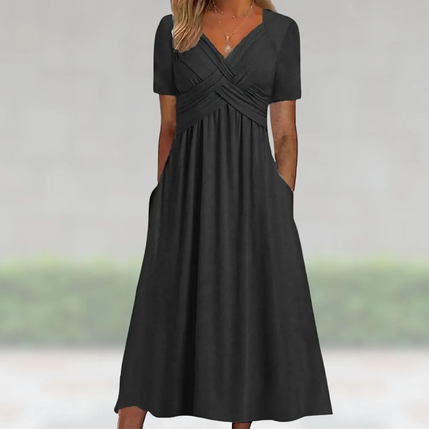 Artiselle® | Elegant Dress with Tummy Coverage