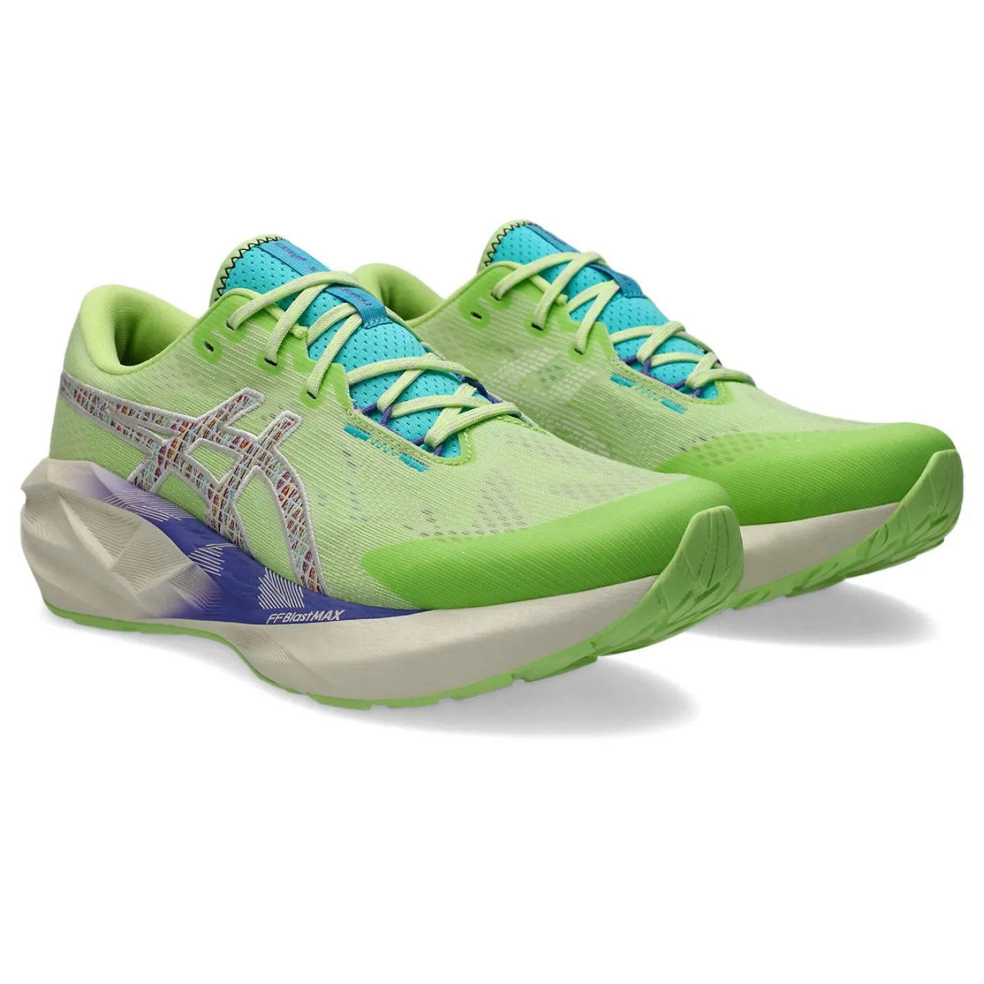 Asics Men's Novablast 5 TR Nature Bathing/Lime Green
