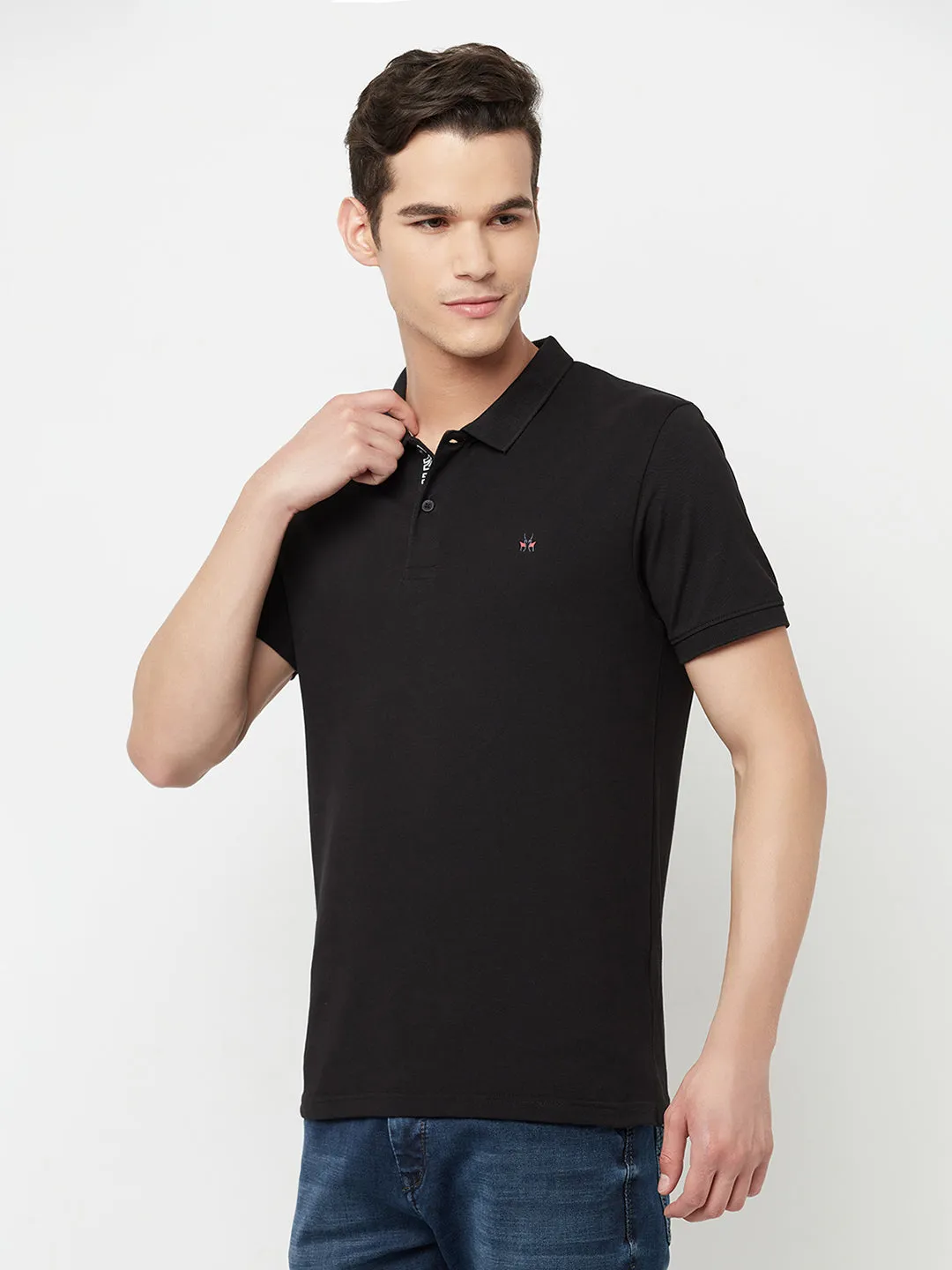 Black Polo T-Shirt