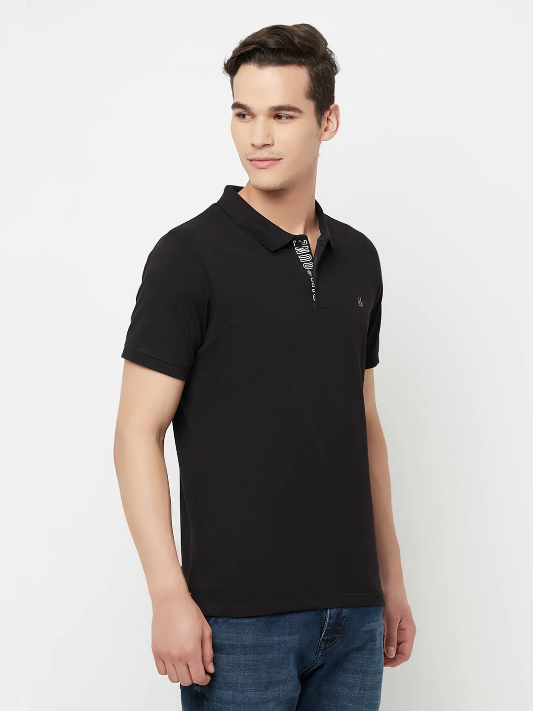 Black Polo T-Shirt