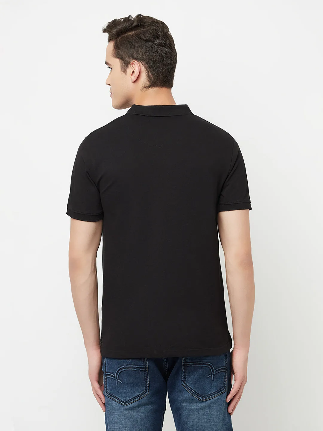 Black Polo T-Shirt