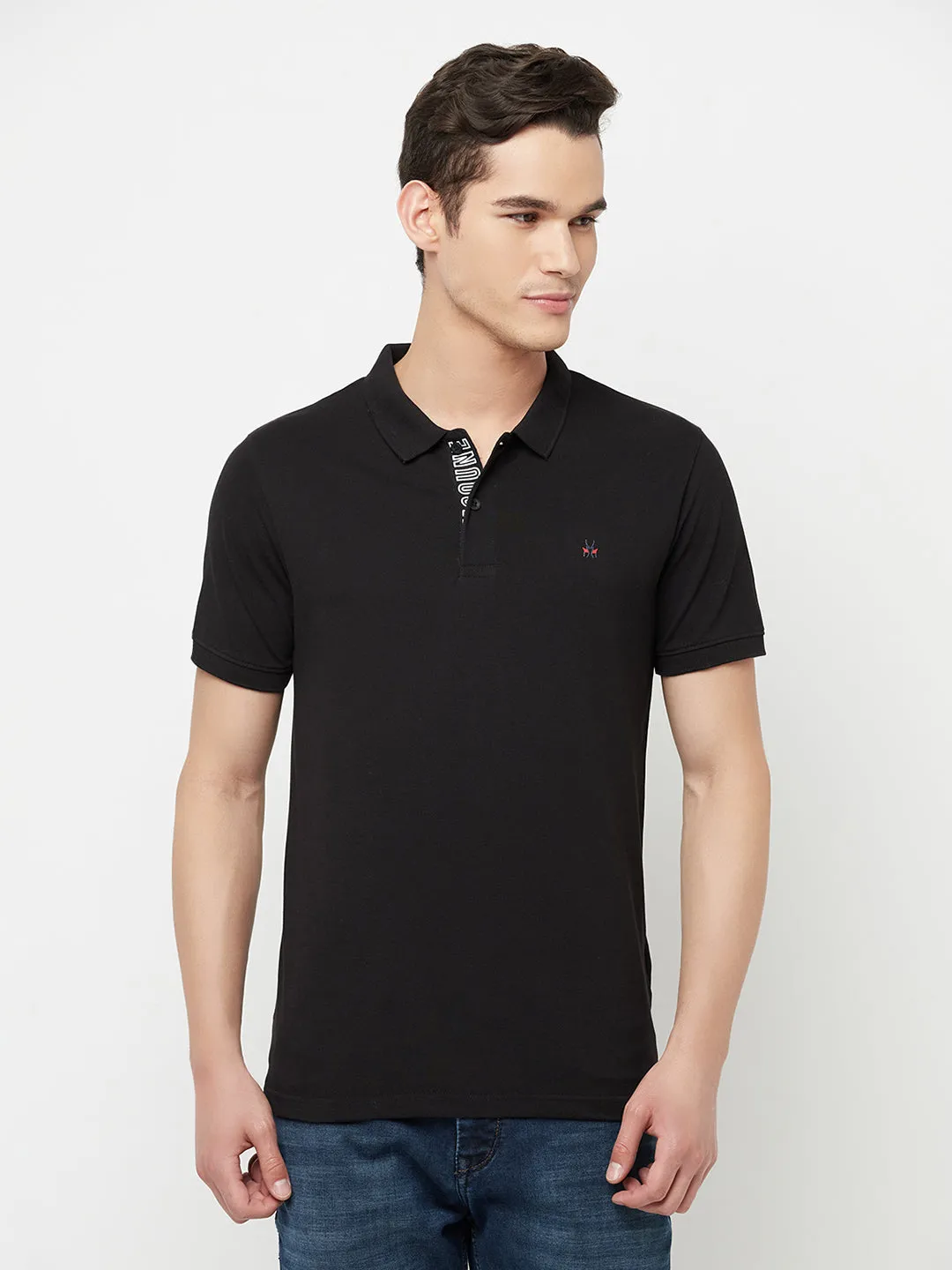Black Polo T-Shirt