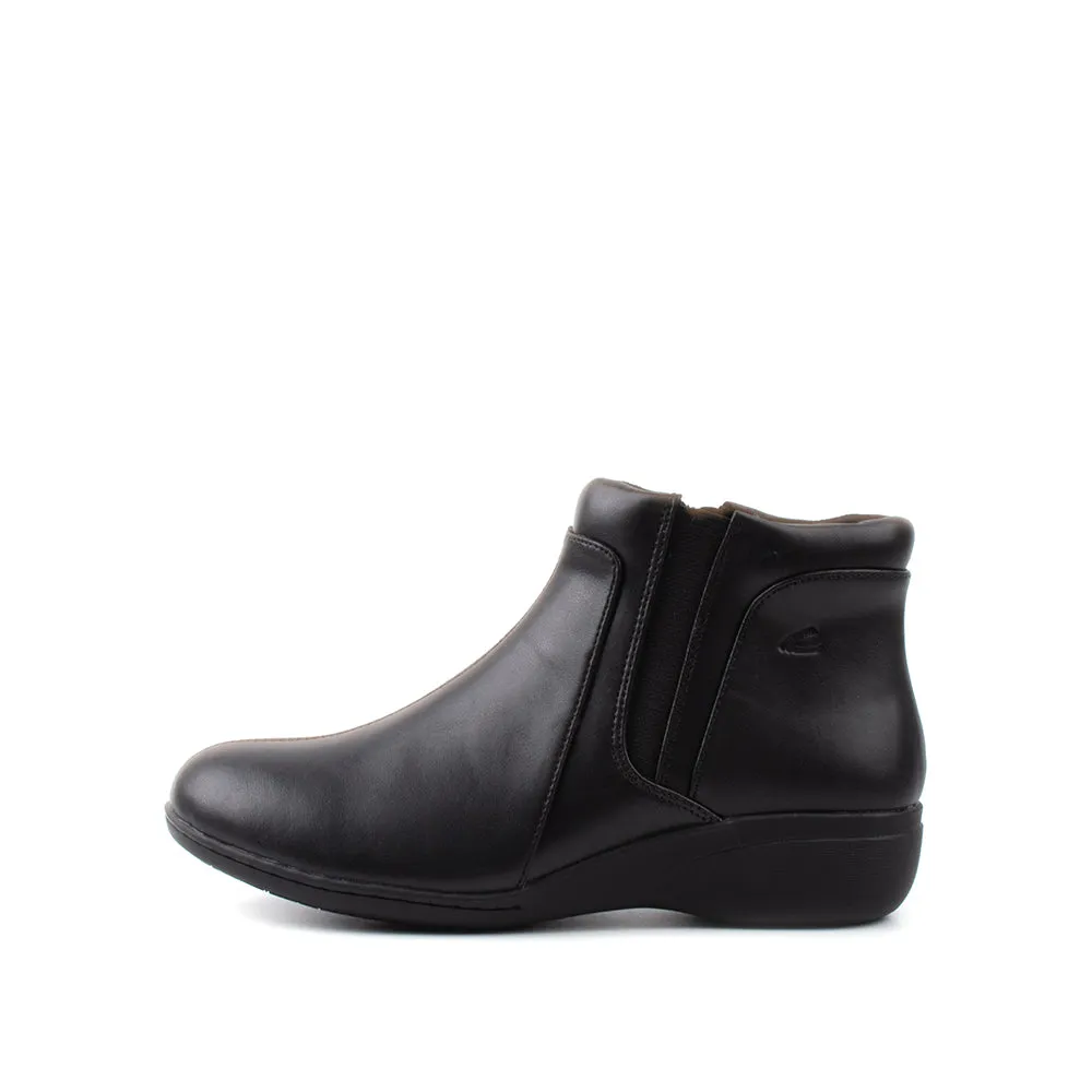 camel active Women Callie 1 Zipper Boots -712401-KT02SV-1-BLACK