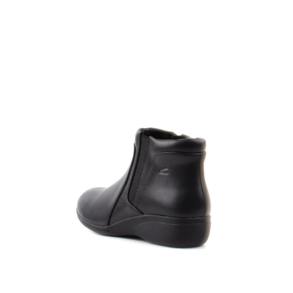 camel active Women Callie 1 Zipper Boots -712401-KT02SV-1-BLACK