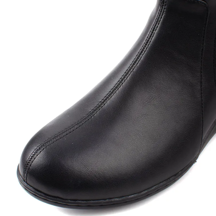 camel active Women Callie 1 Zipper Boots -712401-KT02SV-1-BLACK