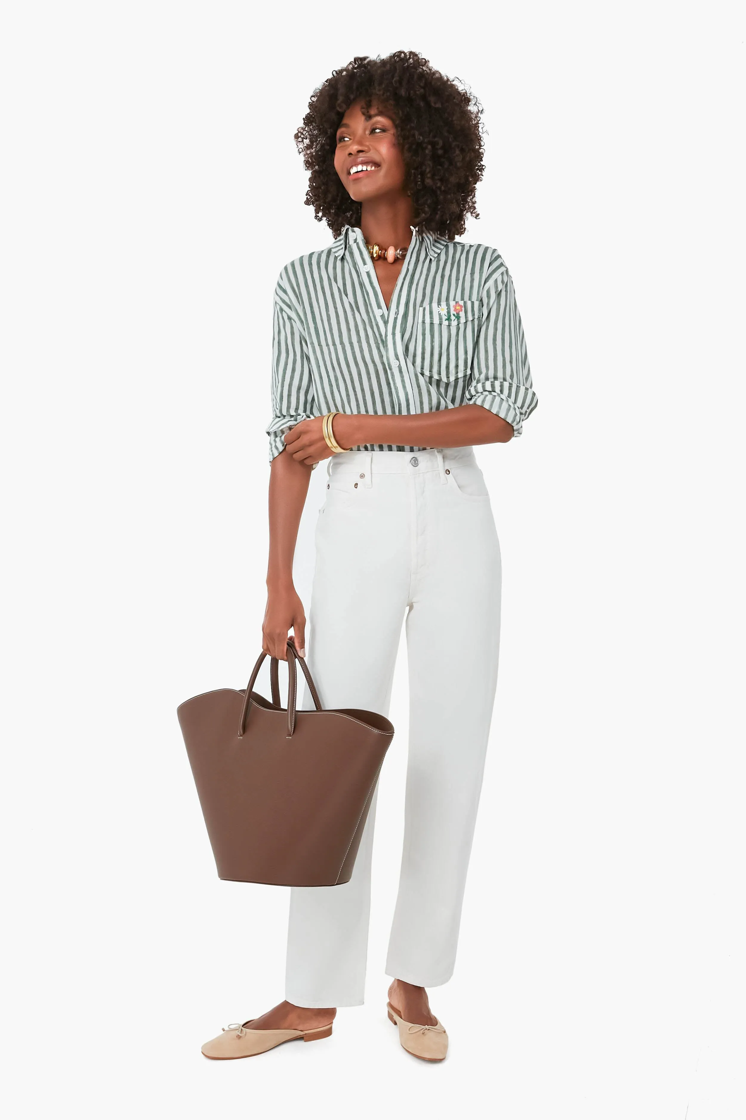 Drum 90s Pinch Waist Straight