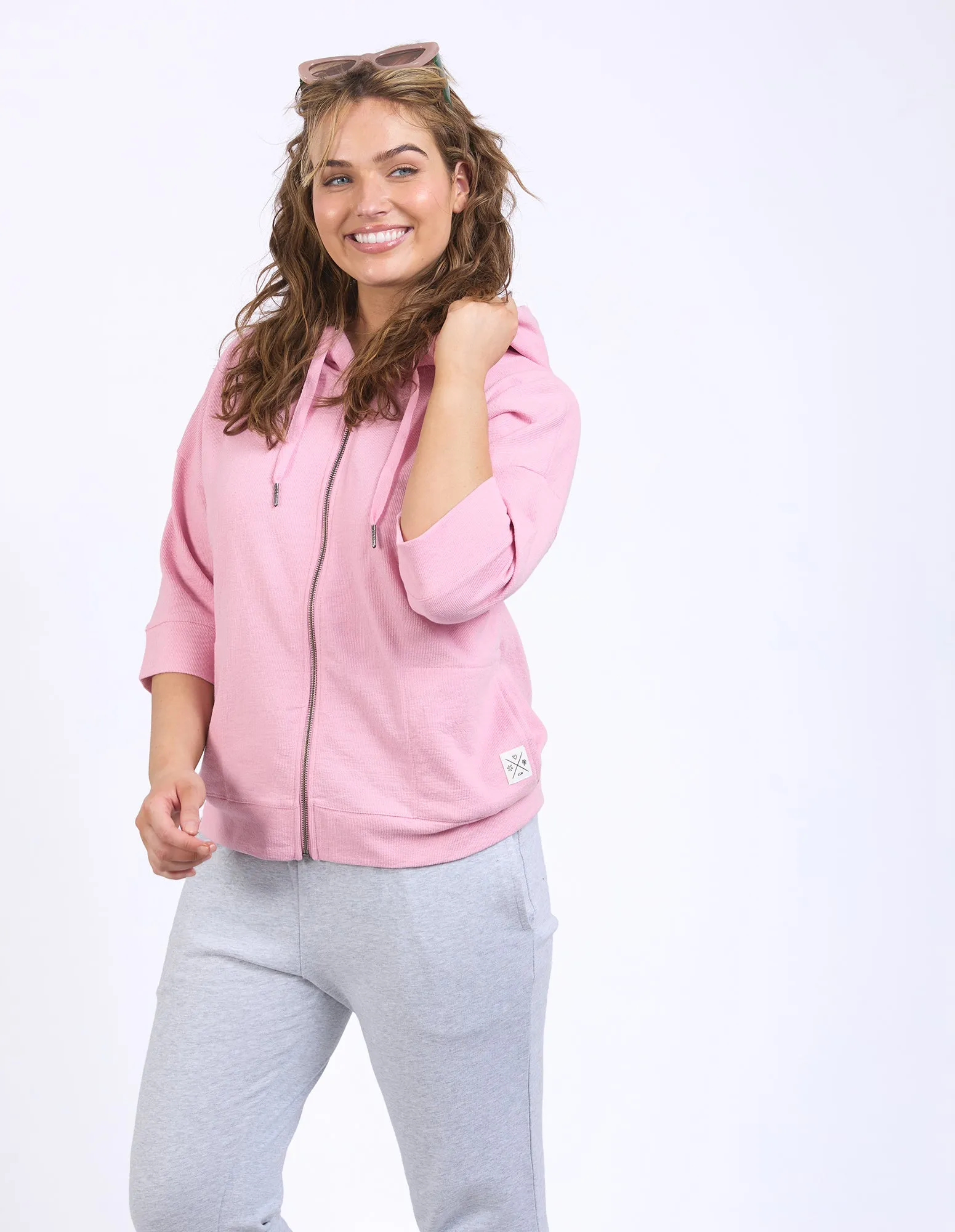 Elm Beachy Zip Hoodie 81X4197.SOP - Soft Pink