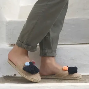 Espadrilles Slippers  - Natural Jute