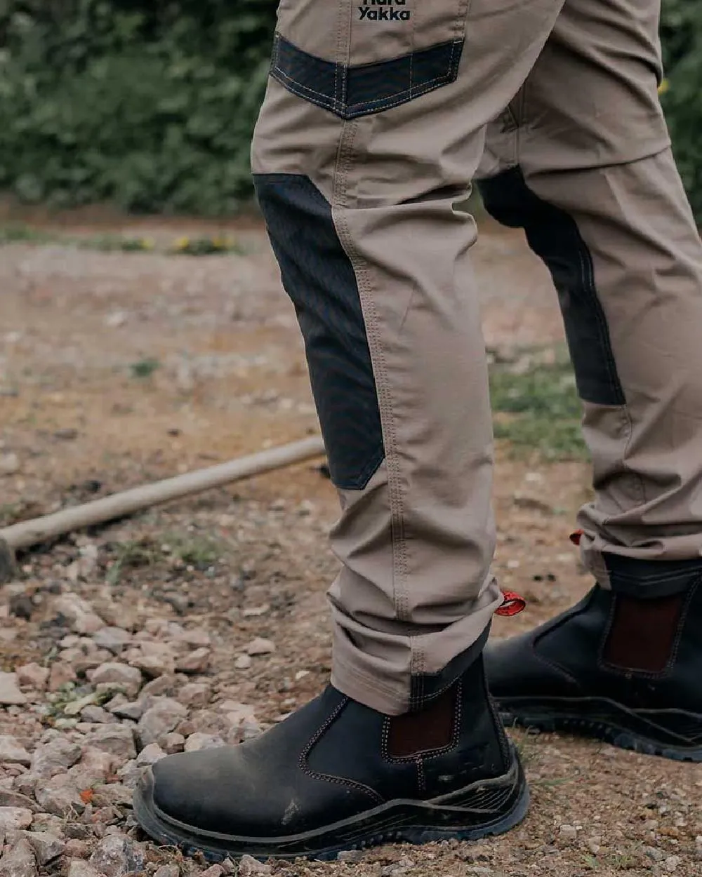 Hard Yakka Mens Banjo Non Safety Elastic Gusset Boots