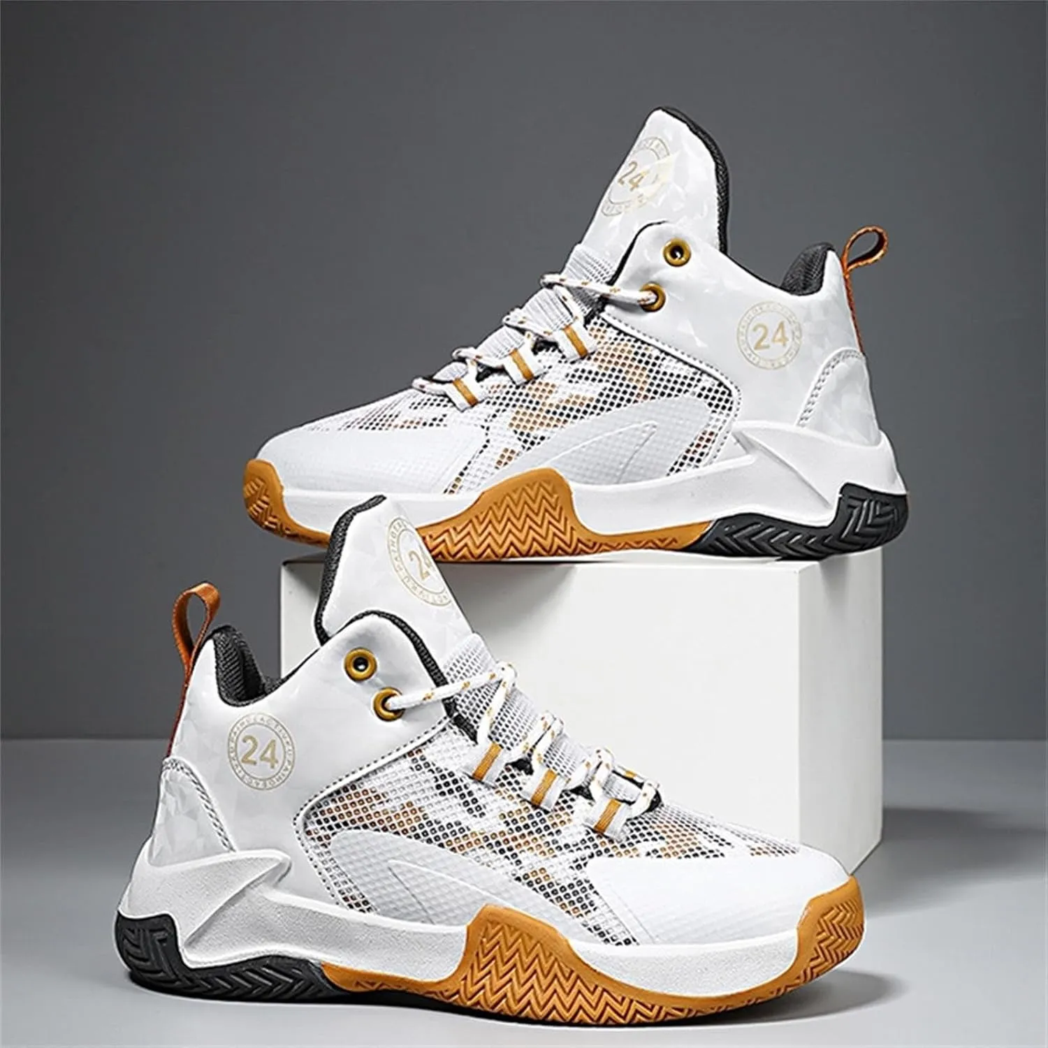 Kids High Top Running Sneakers for Girls Boys High Top Ankle Lightweight Athletic Breathable Casual Comfort Shoes