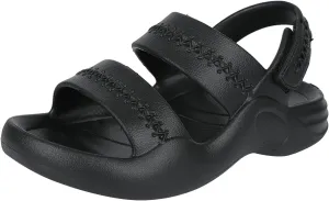 Kids Open Toe Sandals With Strap Foam Slip On Wide Shoes Toddler Baby Boys Girls Shower Sandles Beach Slippers Summer