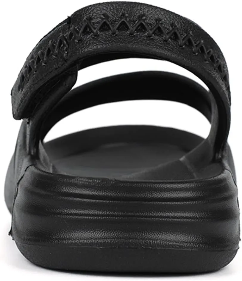 Kids Open Toe Sandals With Strap Foam Slip On Wide Shoes Toddler Baby Boys Girls Shower Sandles Beach Slippers Summer