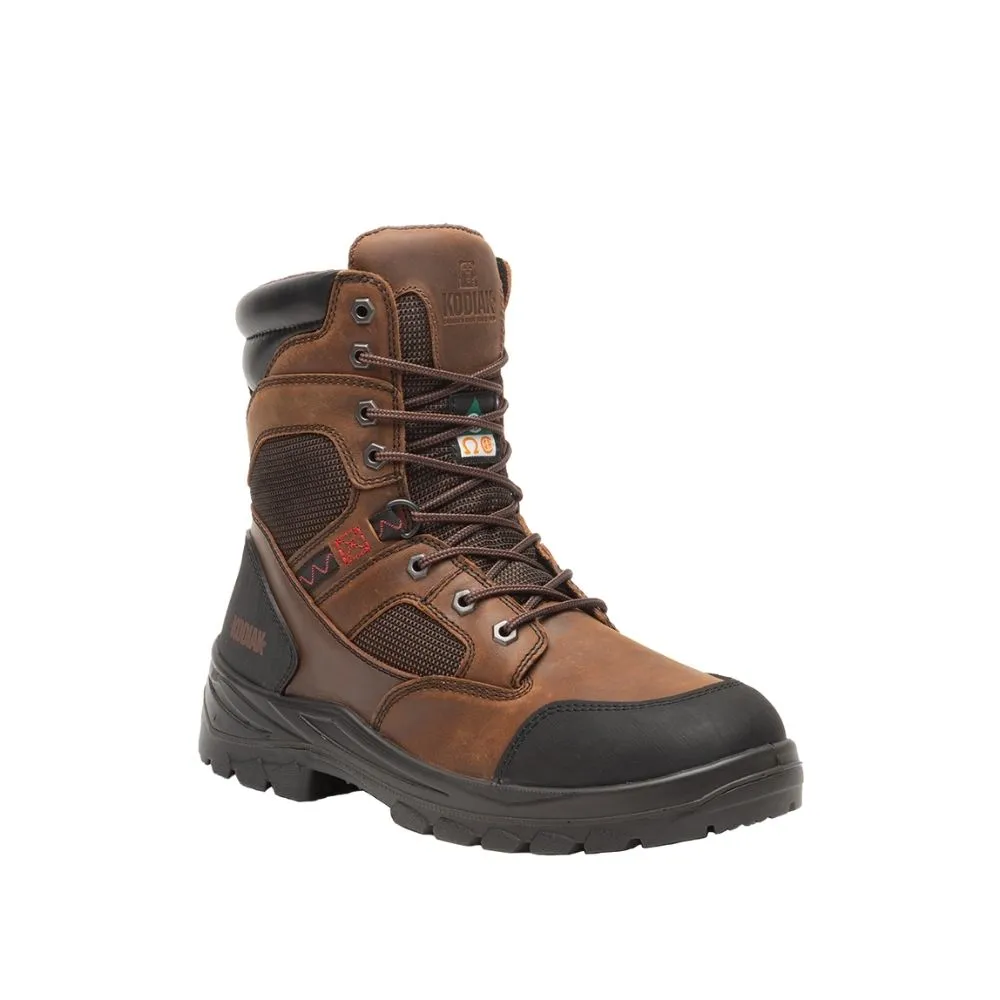 Kodiak Mount Slaggard Men's 8" Steel Toe Work Boot KD0A4NLVBRN