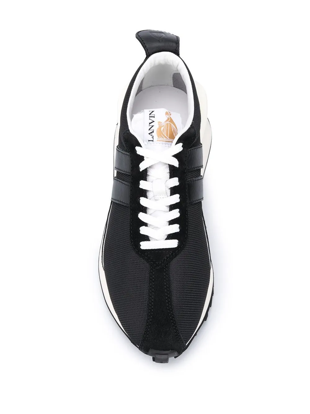 LANVIN Nylon Bumpr Sneakers Black
