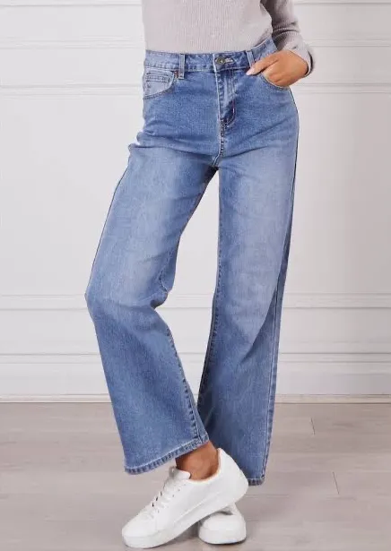 Monaco Demi Wide Leg | Light Blue