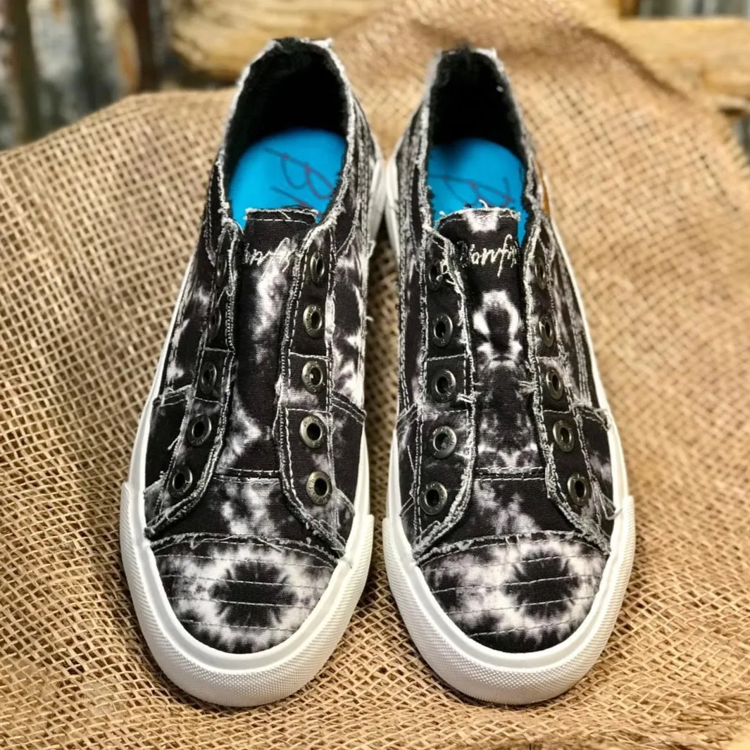 Play Shadow Tie Dye Canvas Slip On Sneaker