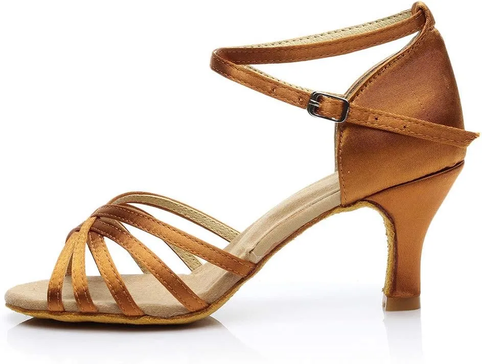 Sandals Dance Shoes Ballroom Latin Women's Color Fashion Prom Women's Sandals Women Sandals Wedge Dress Sandals for Women
