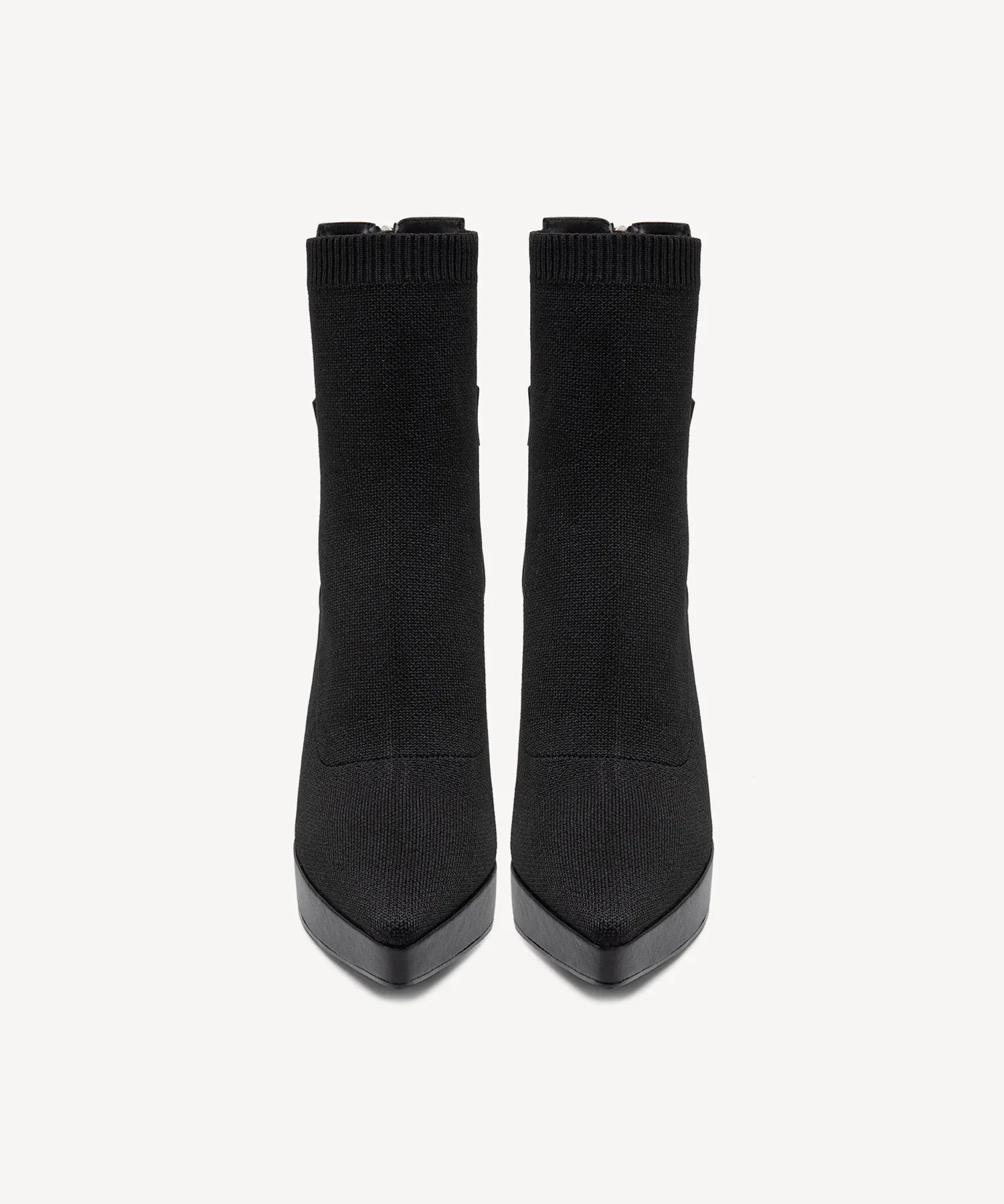 Sexy Pointed Toe Soles Ankle Boots Velvet Apricot