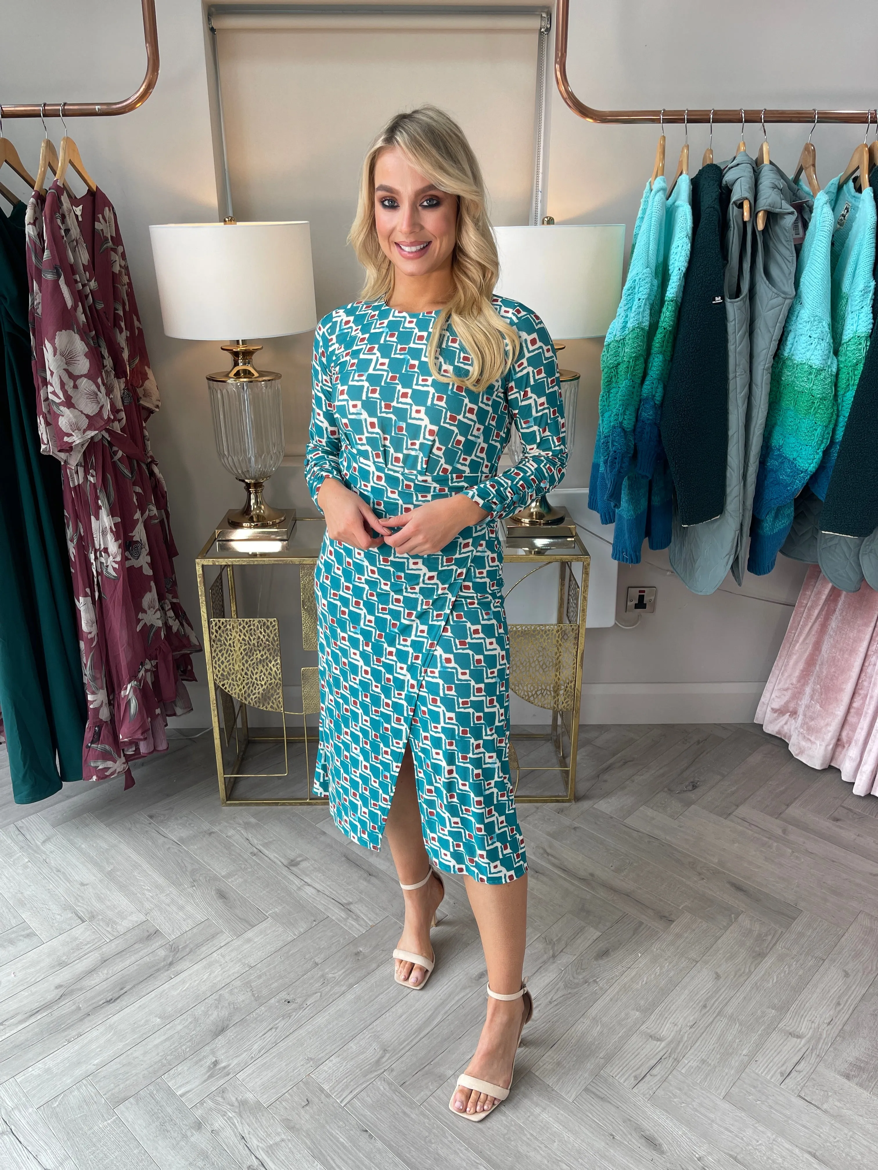 Sienna Teal Dress