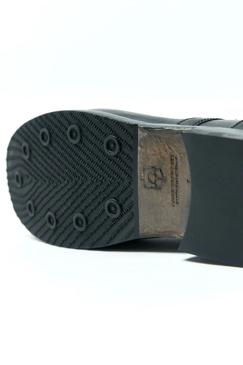 Silvano Sassetti Jodhpur Boots Oil Bread Nero