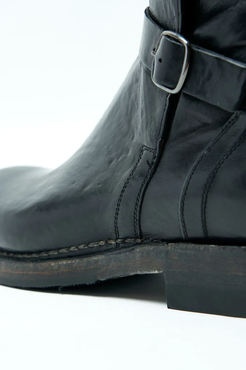 Silvano Sassetti Jodhpur Boots Oil Bread Nero