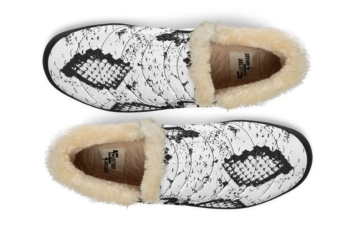 Snake Skin Winter Slippers