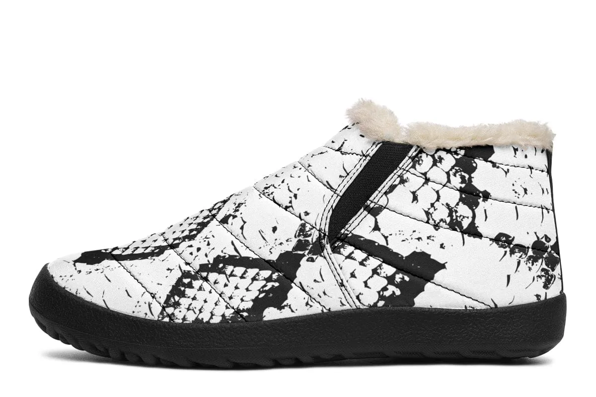 Snake Skin Winter Slippers
