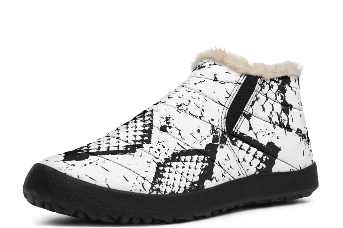 Snake Skin Winter Slippers