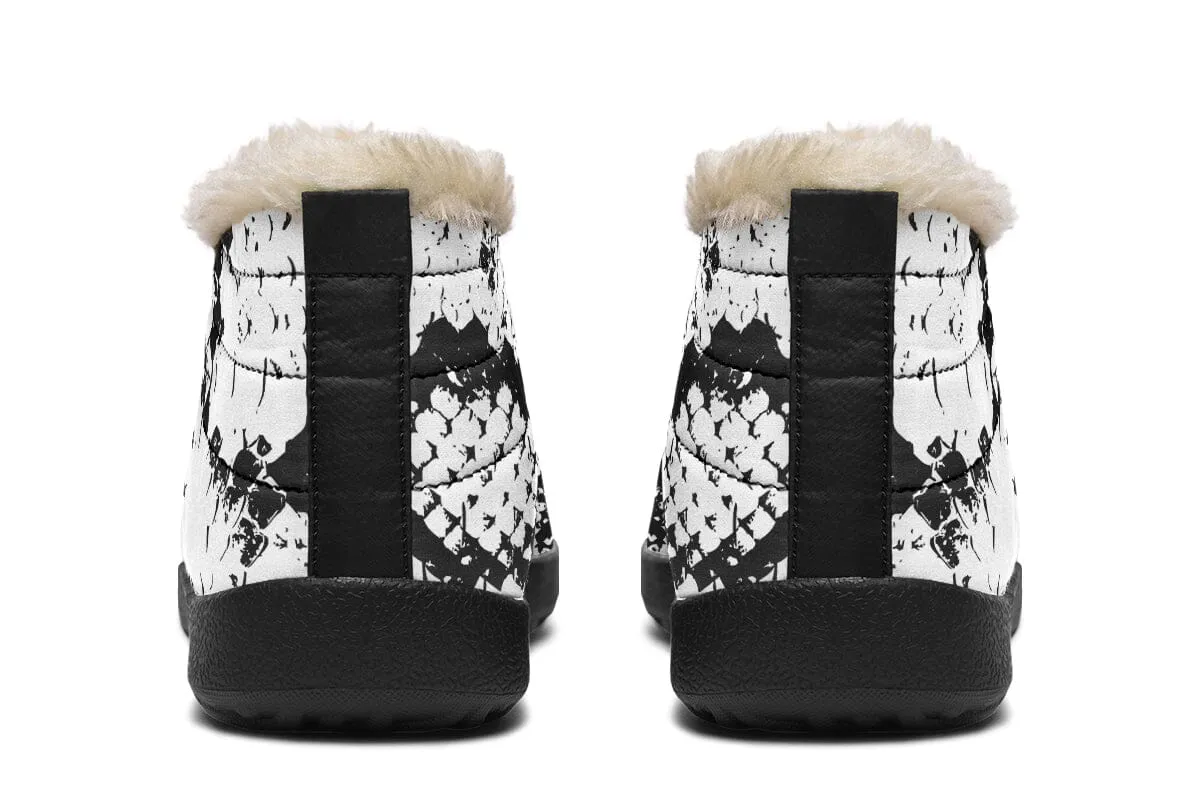 Snake Skin Winter Slippers