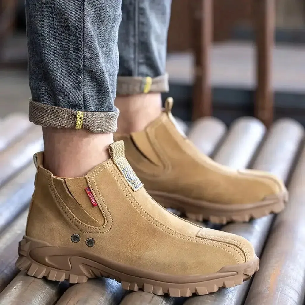Steel Toe Men's Work Shoes
