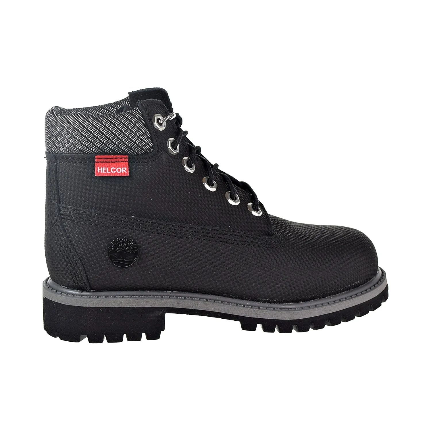 Timberland 6" Premium Boot Little Kid's Shoes Black Helcor