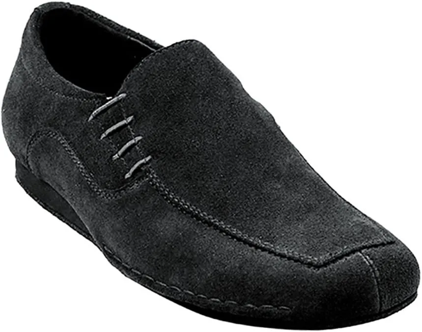 Very Fine Ballroom Latin Tango Salsa Dance Shoes for Men SERO102BBX Suede - Flate Heel - Black Suede - 9.5
