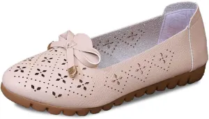 Women's Casual Slip On Shoes Breathable Comfortable Flat Walking Loafers for Daily Wear Travel Outfit