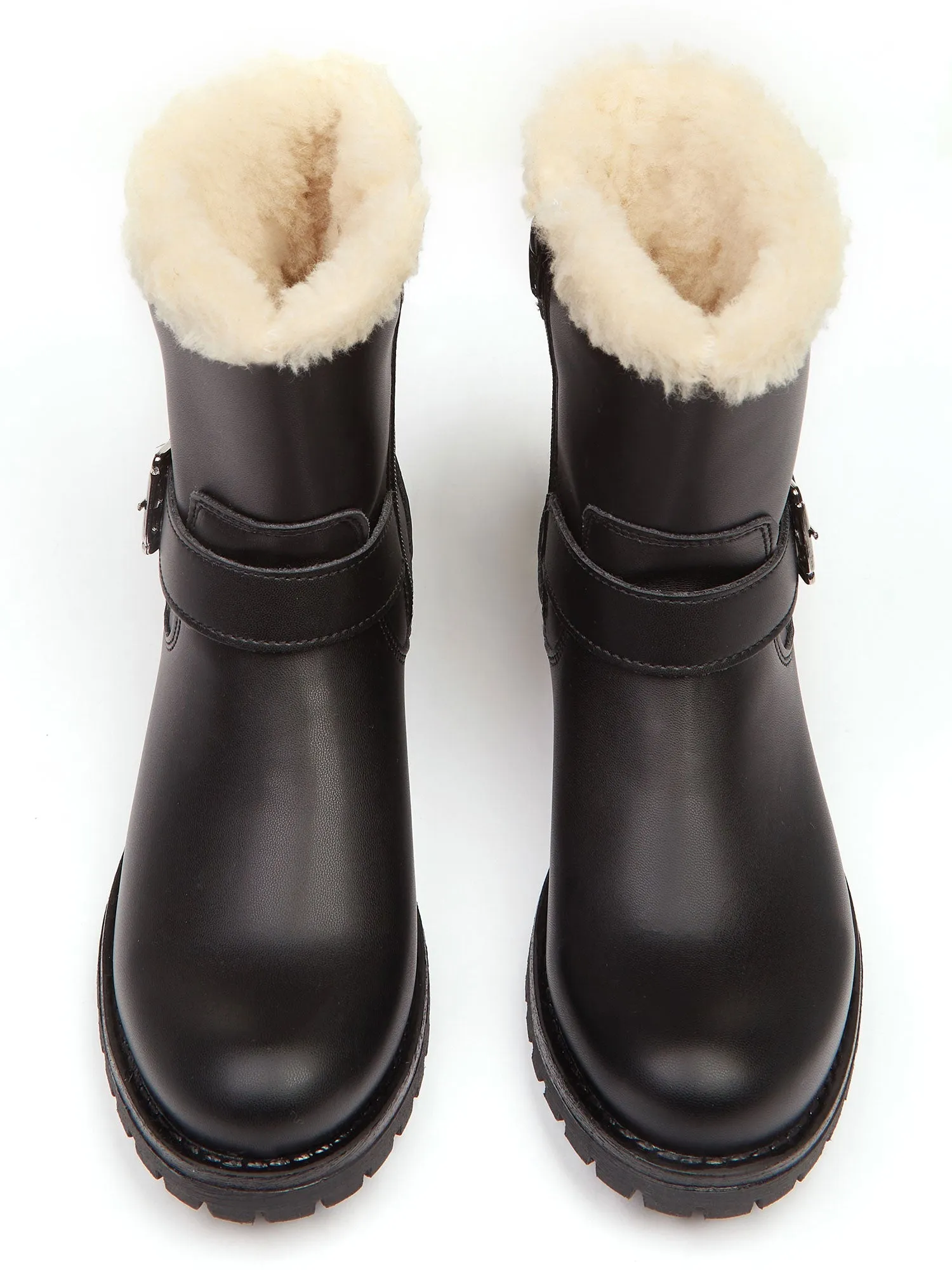 Women's Insulated Biker Boots by Will's Vegan Shoes (Black)