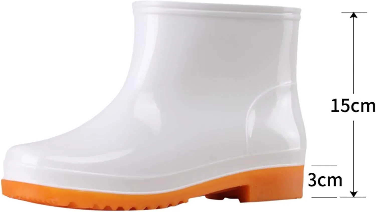Womens Rain Boots Wide Calf Mens Grounded Footwear Womans Platform Booties Non Slip Work Barefoot Shoes Women's Mid Calf Rain Boots Waterproof Fashion Cowboy Boots