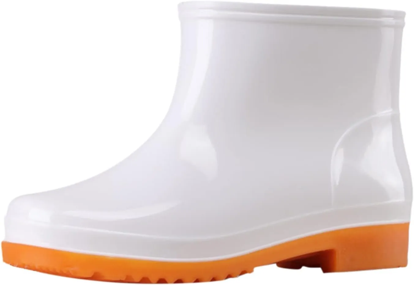 Womens Rain Boots Wide Calf Mens Grounded Footwear Womans Platform Booties Non Slip Work Barefoot Shoes Women's Mid Calf Rain Boots Waterproof Fashion Cowboy Boots